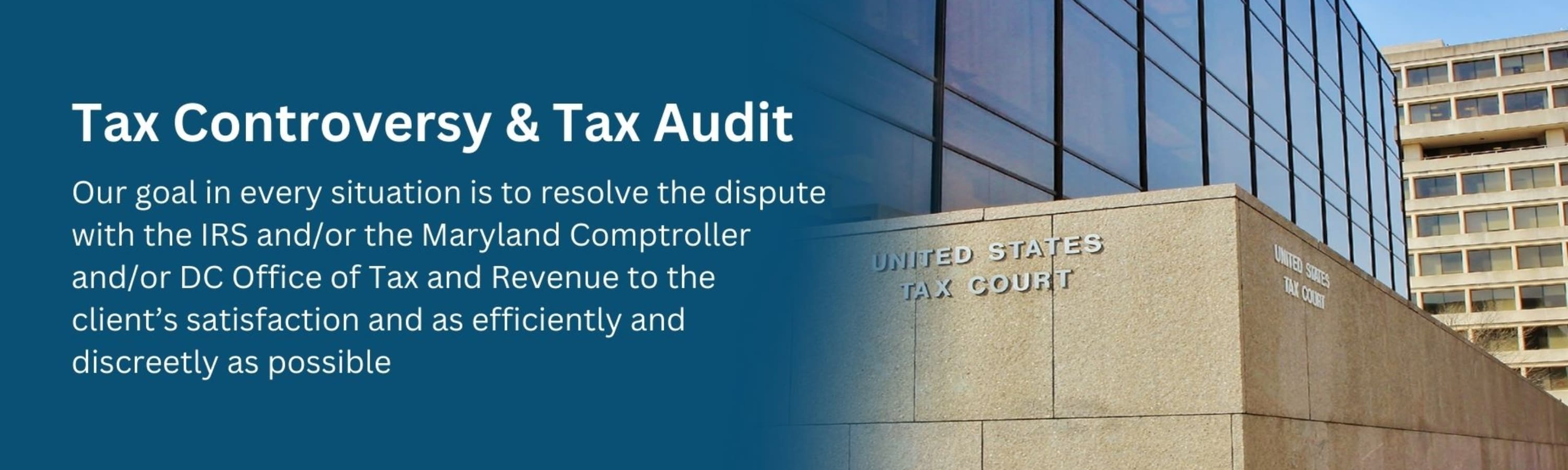 Tax Controversy & Tax Audit